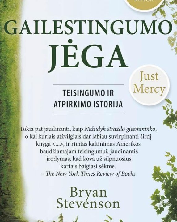 Gailestingumo jėga. Teisingumo ir atgailos istorija